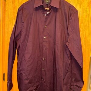Express Deep Purple Dress Shirt
